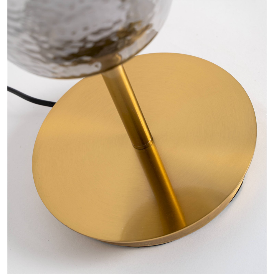 Lampe de salon vintage en cristal translucide