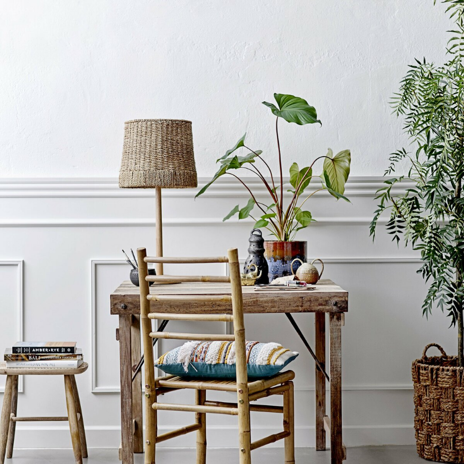 Lampadaire en Rotin