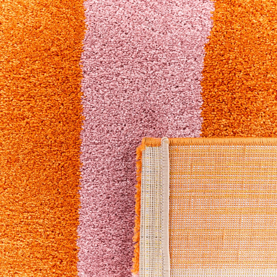 Tapis bicolore à rayures GROOVY