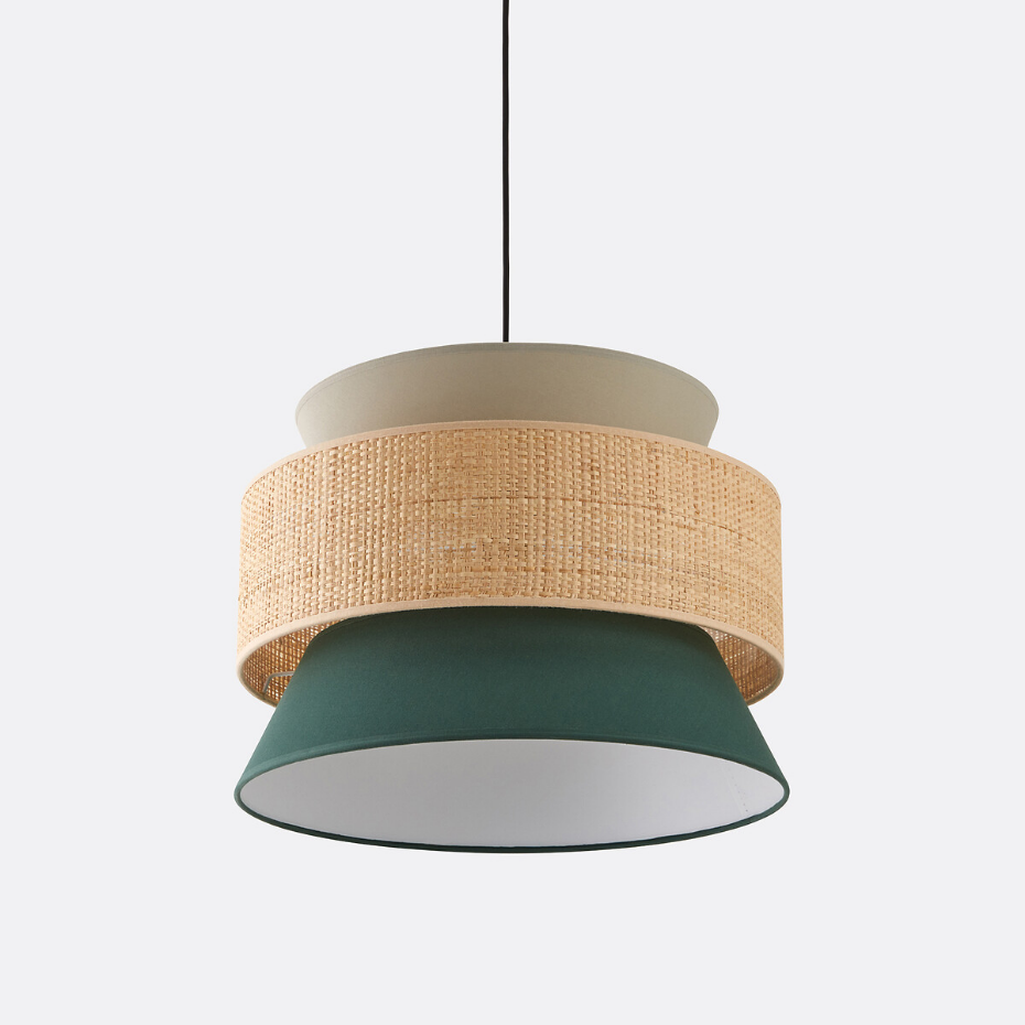Suspension / Abat-jour double Ø40 cm, Dolkie