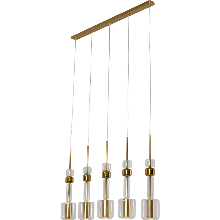 Suspension en verre et acier, CANDY BAR