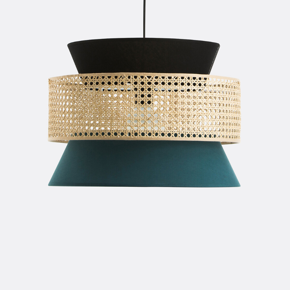 Suspension / Abat-jour double Ø40 cm, Dolkie