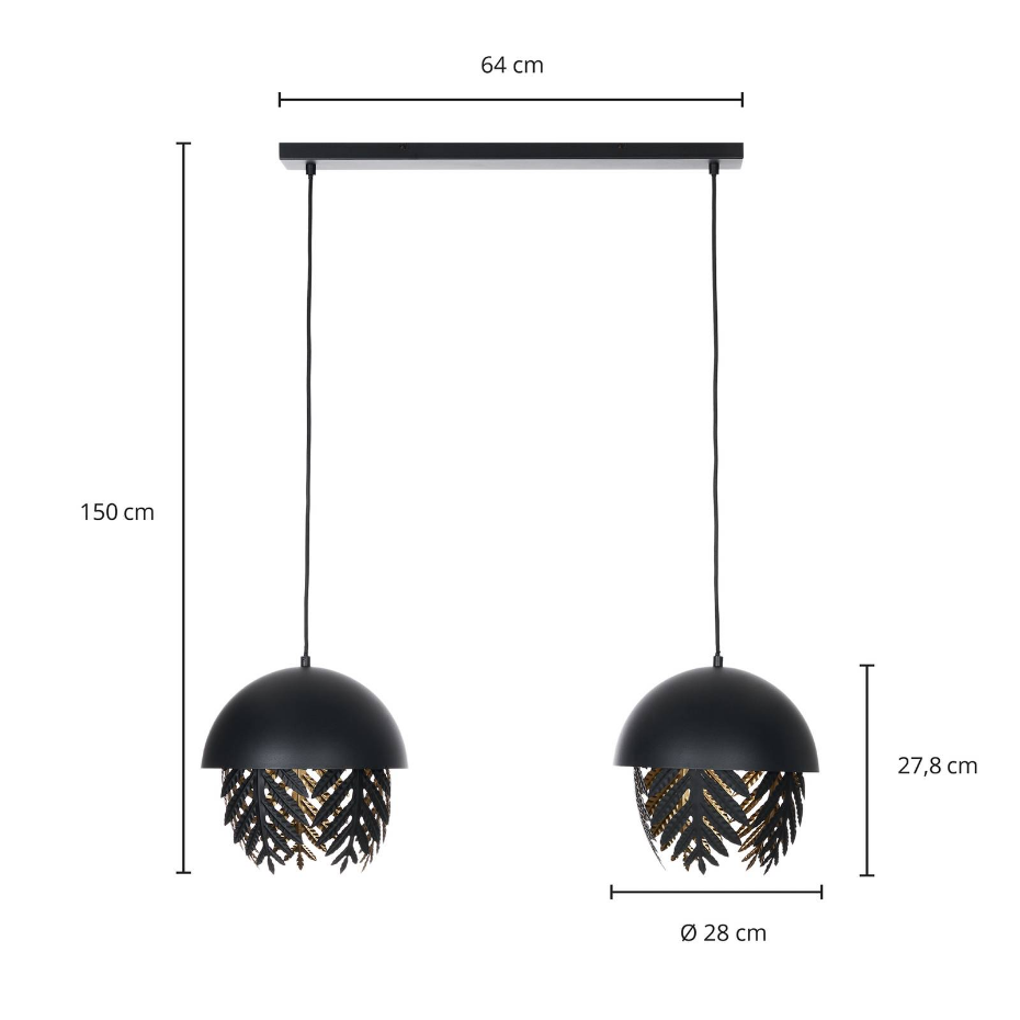 Suspension en métal design, Aparas