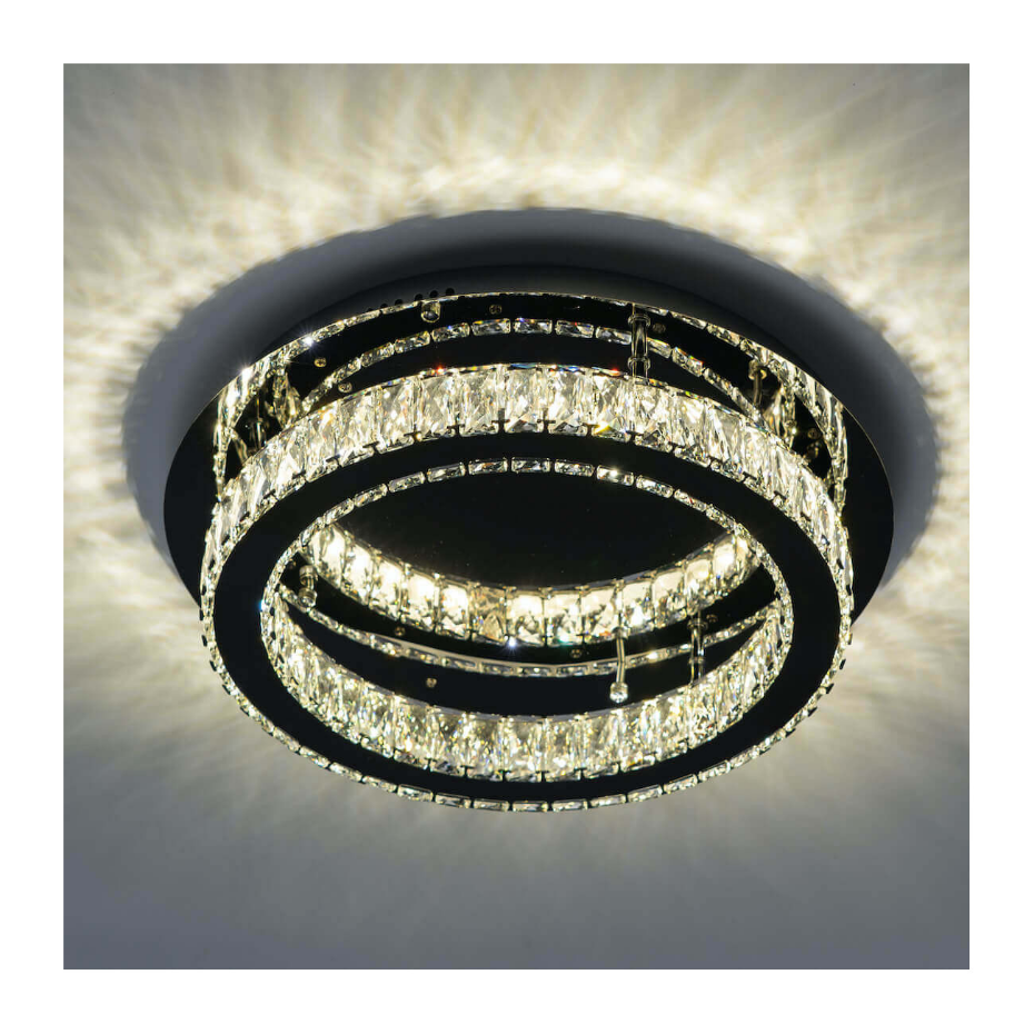 Plafonnier LED cercle miroir - DIEZ