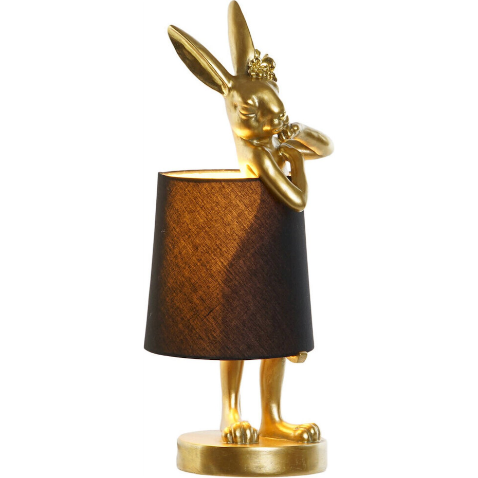 Lampe de table lapin en résine ronde Moderno