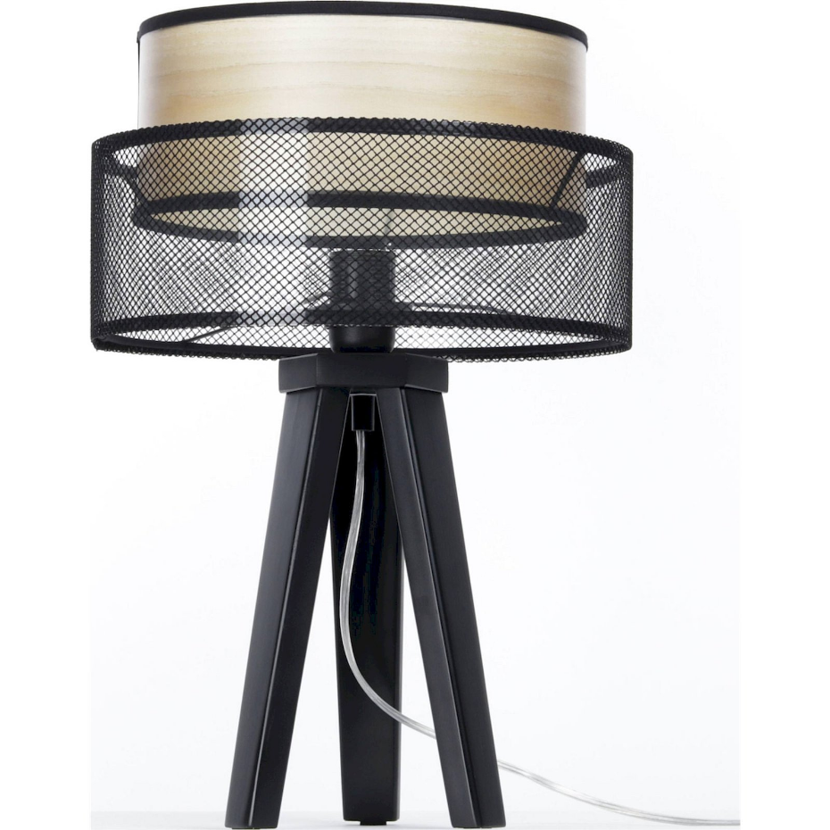 Lampe à poser ronde en PVC Duo ellegant