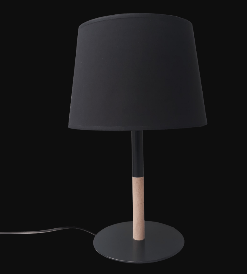 Lampe à poser en hêtre verni MIKADO