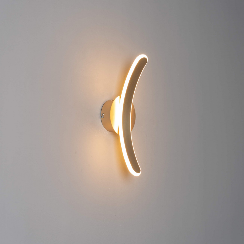 Applique LED arc doré moderne - DAWN