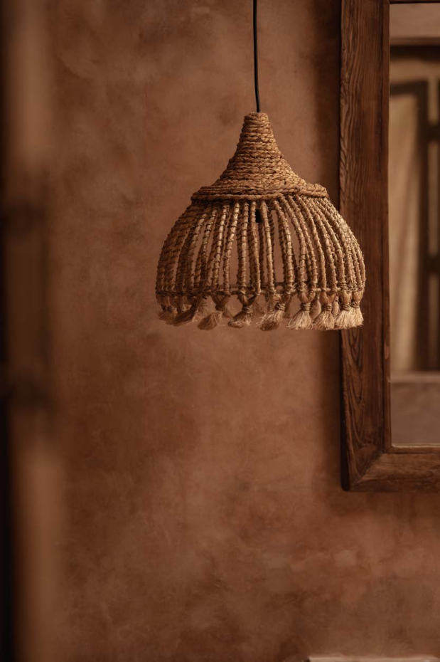 Suspension en herbe d’abaca ABACA TASSEL