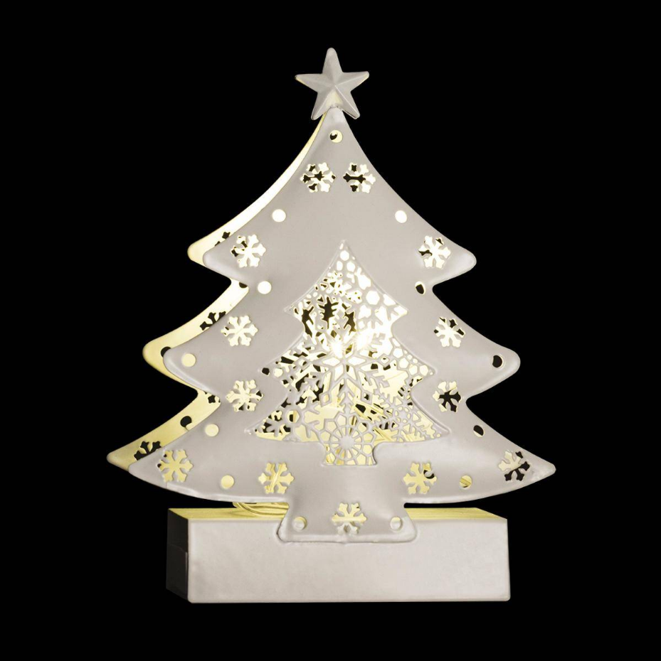 Sapin lumineux 2 LED blanc chaud