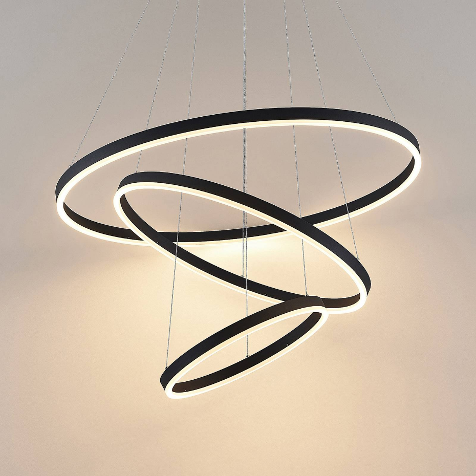 Suspension en métal moderneLED, Albiona