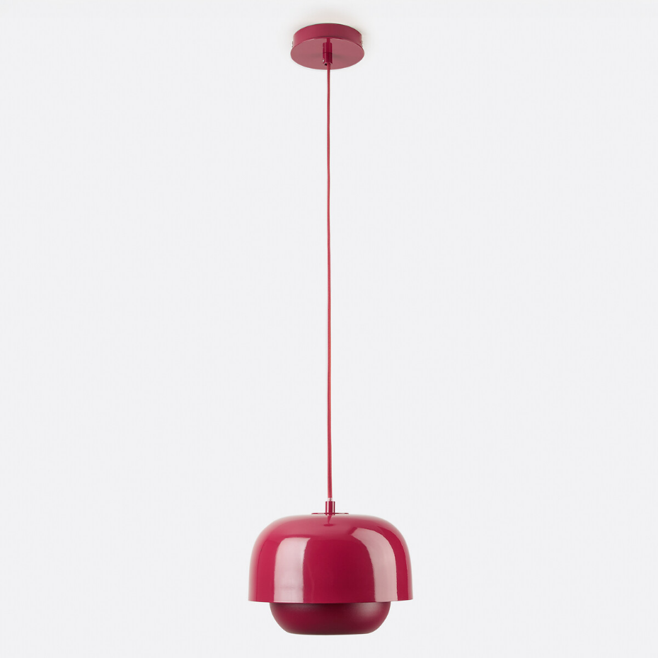 Suspension en métal fer coloré Ø21,4 cm, Kinoko