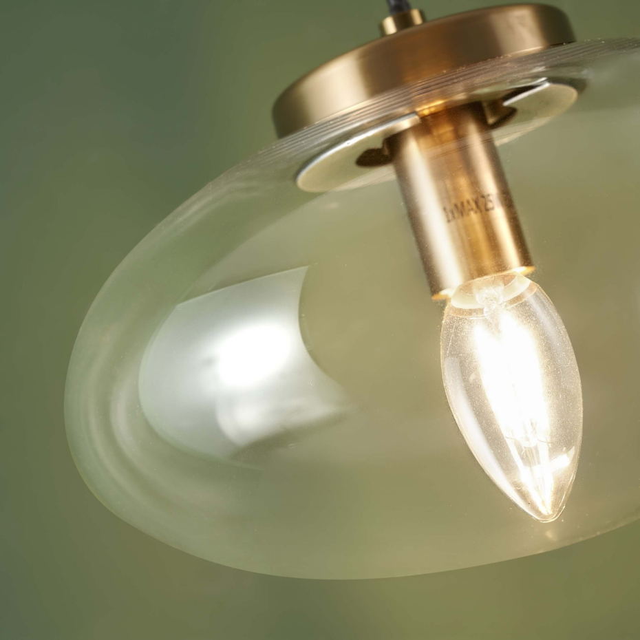 Applique bulle verre transparent - MILENZO