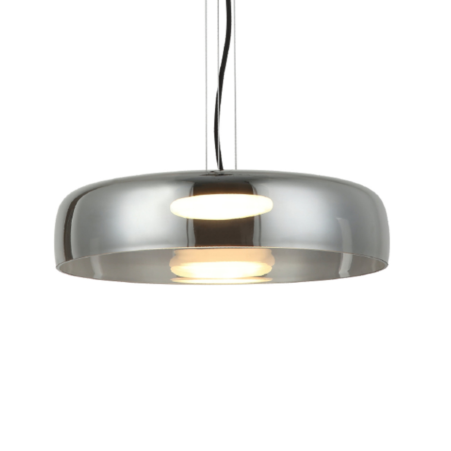 Suspension LED en verre fumé - RICCARDO