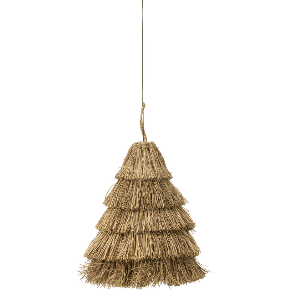 Suspension en paille forme organique