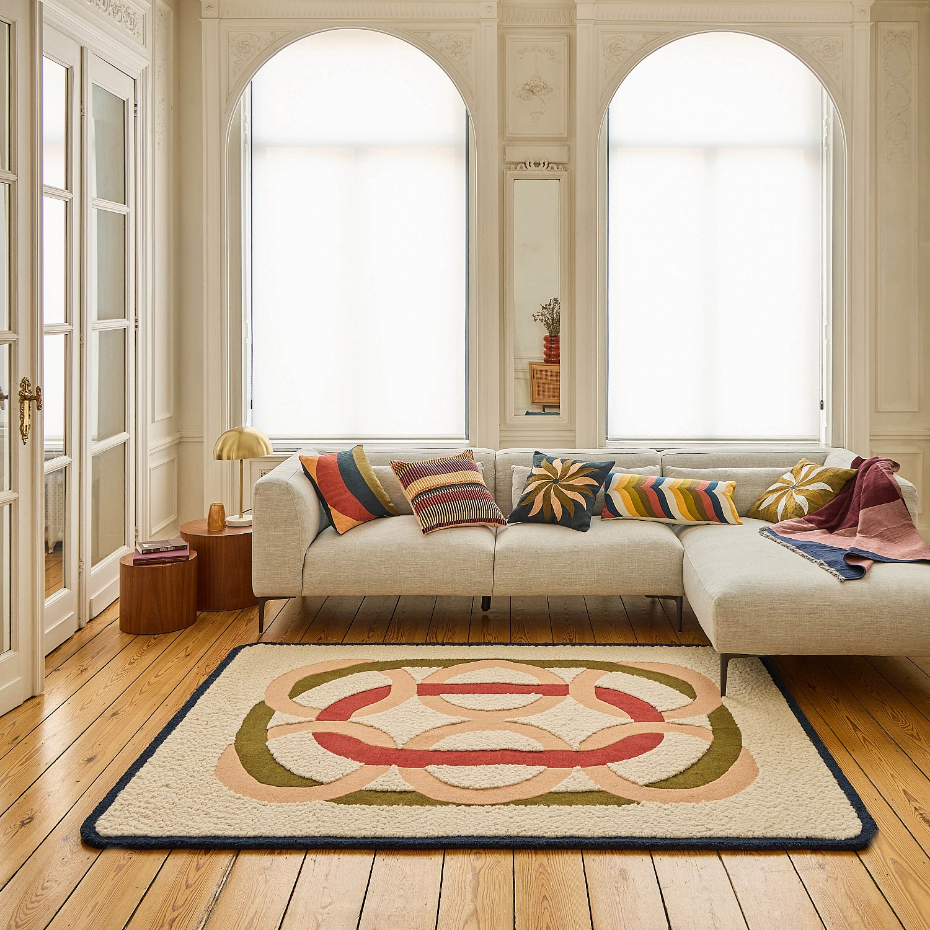 Tapis de salon laine CANDICE