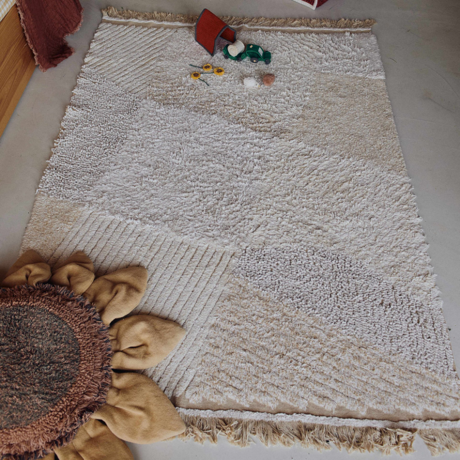 Tapis de jeu lavable en coton Ferme GROWING UP ON A FARM