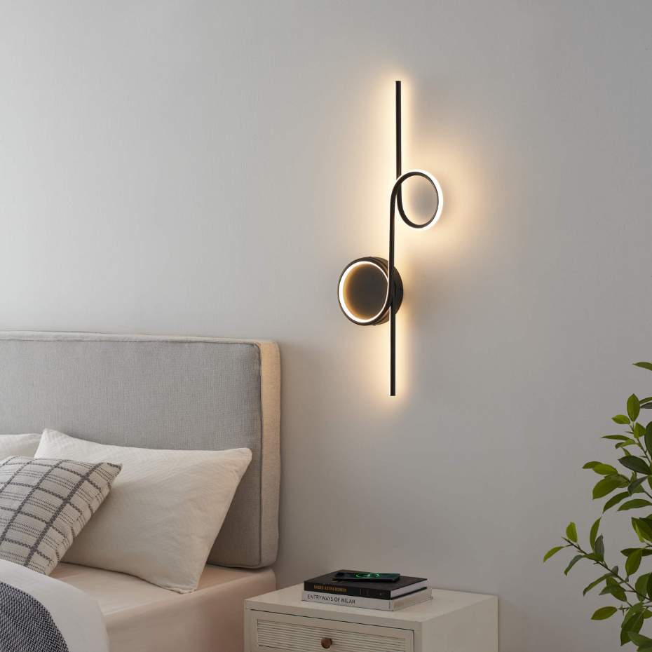 Applique LED design à deux boucles - CELI