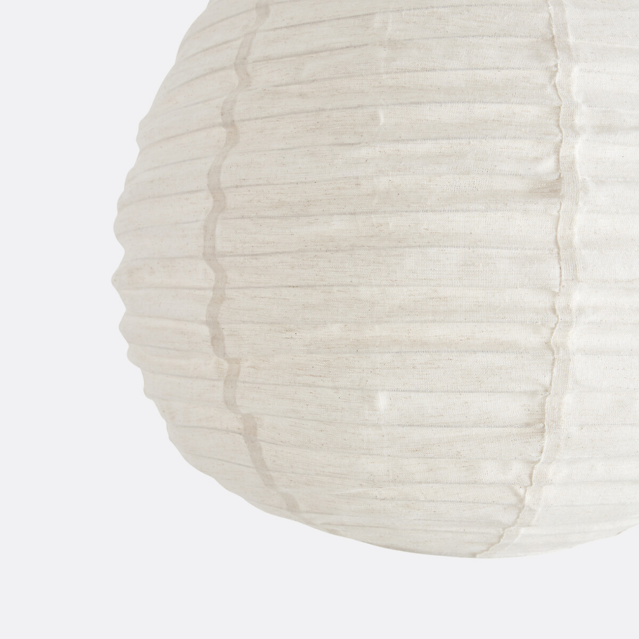 Suspension boule en toile de jute Ø55 cm, Robia
