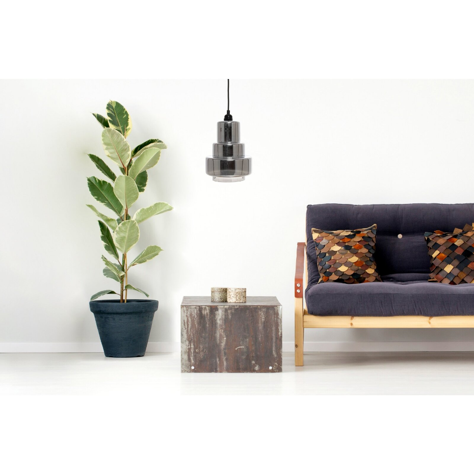 Lampe suspendue en verre Evy 125
