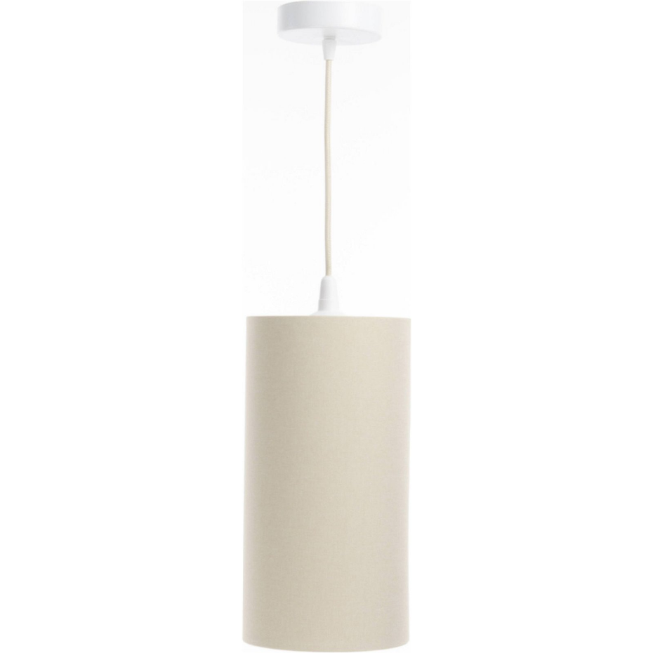 Suspension en lin rond Boho Elegant
