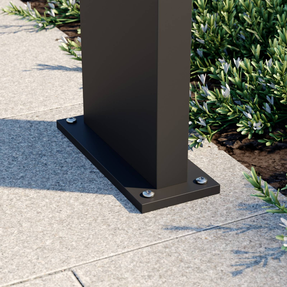 Luminaire extérieur en aluminium moderneLED