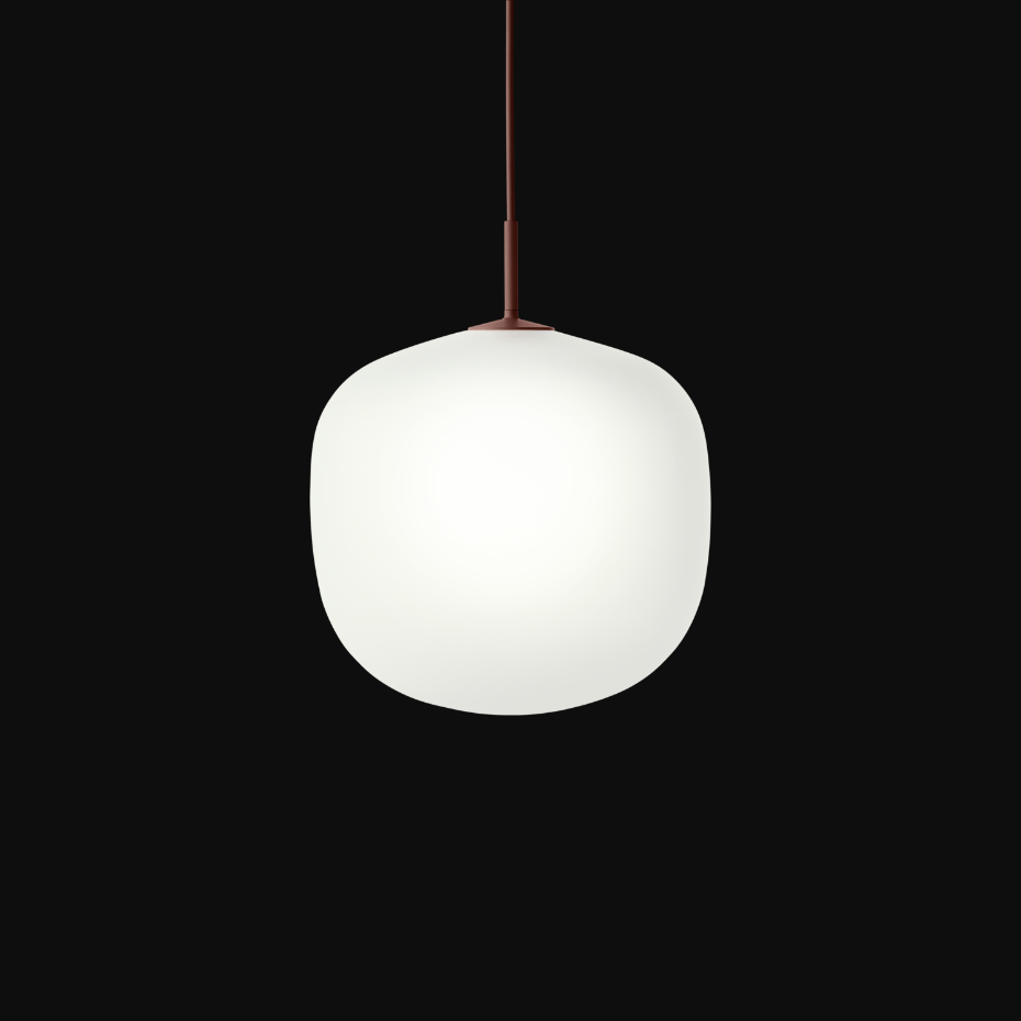 Suspension en verre 18 cm RIME