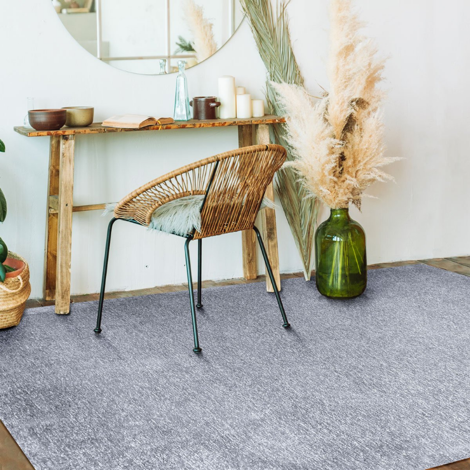 Tapis salon lumineux  rouillé SOLANCE