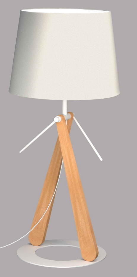 Lampe design en bois scandinave, ZAZOU LT
