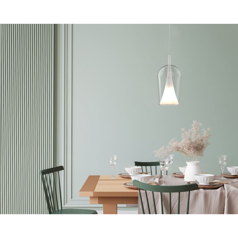 Suspension en verre design, D.17 , ELSA