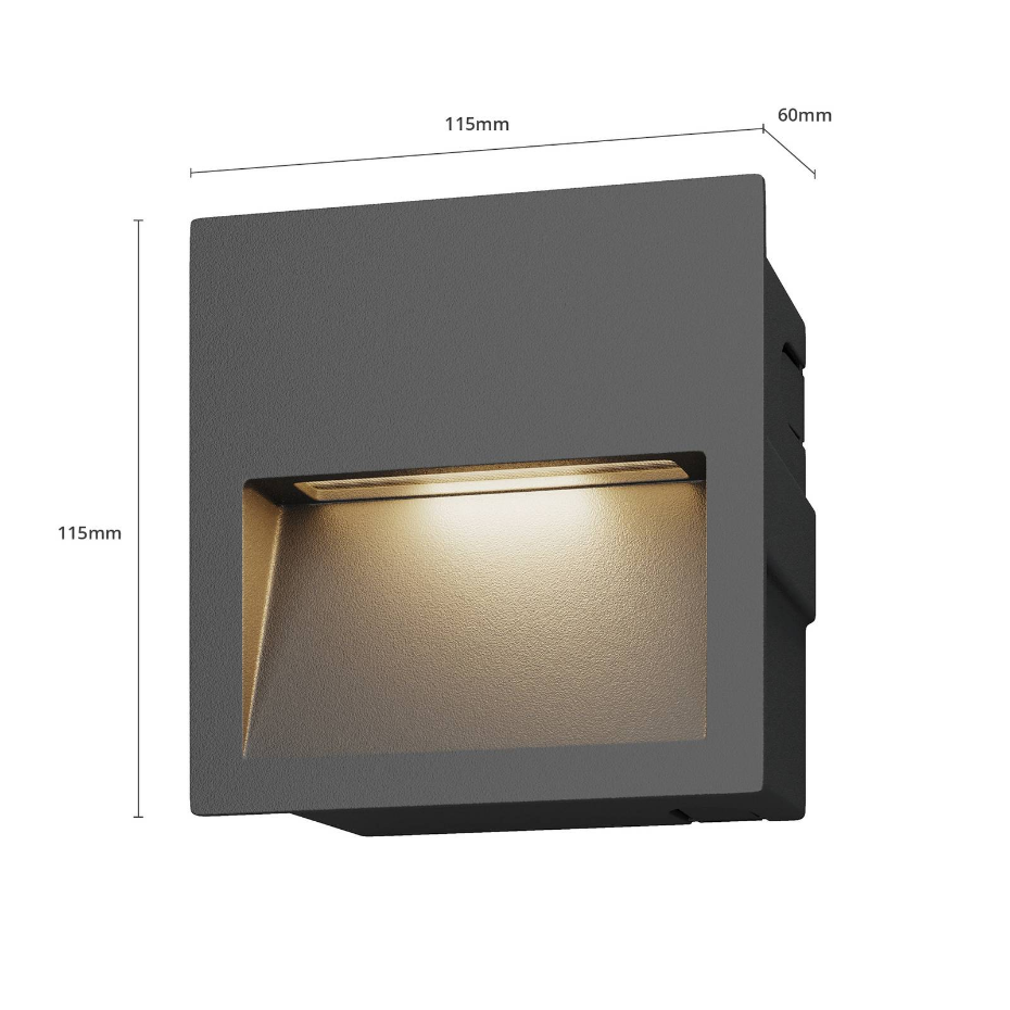 Applique extérieure en aluminium moderneLED