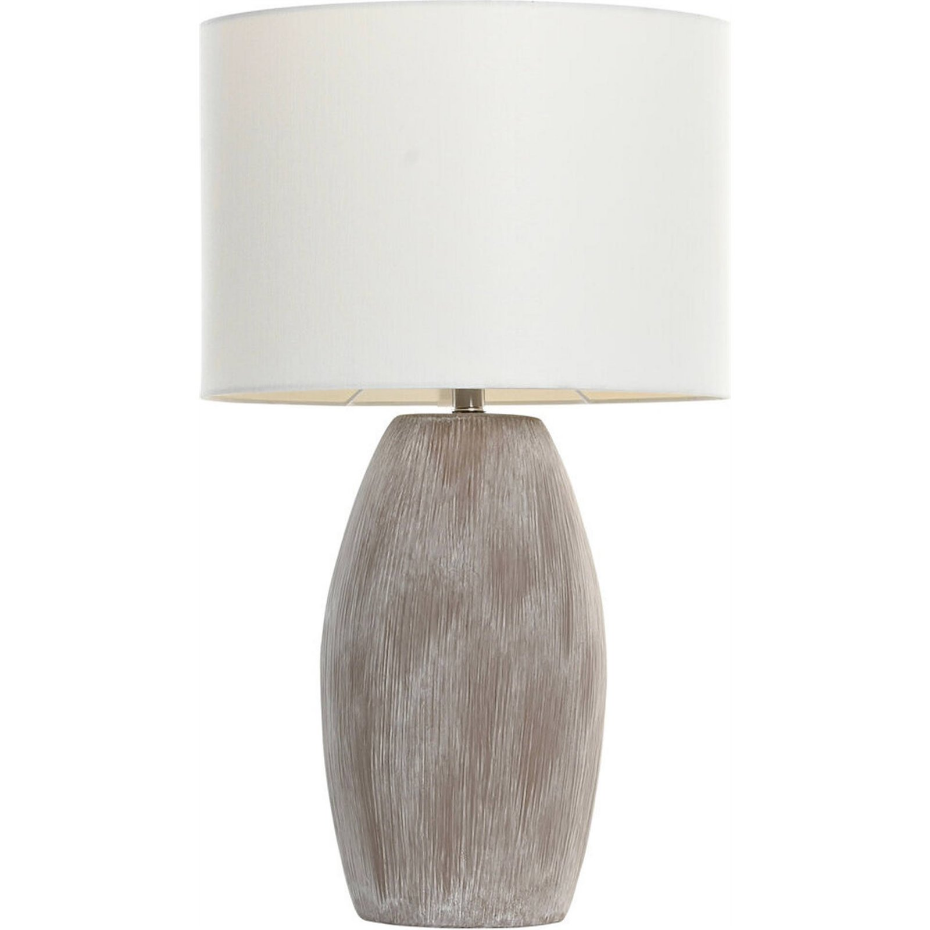 Lampe de table en céramique effet gratté rond Urban