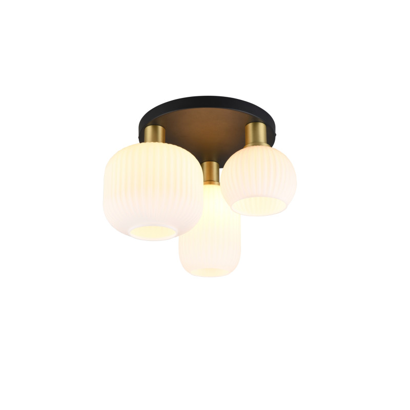 Plafonnier design en verre, D.39 , DIVA