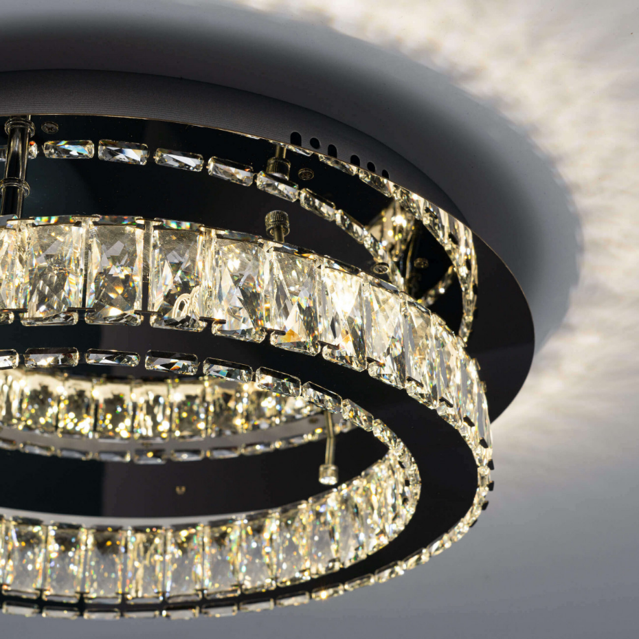 Plafonnier LED cercle miroir - DIEZ