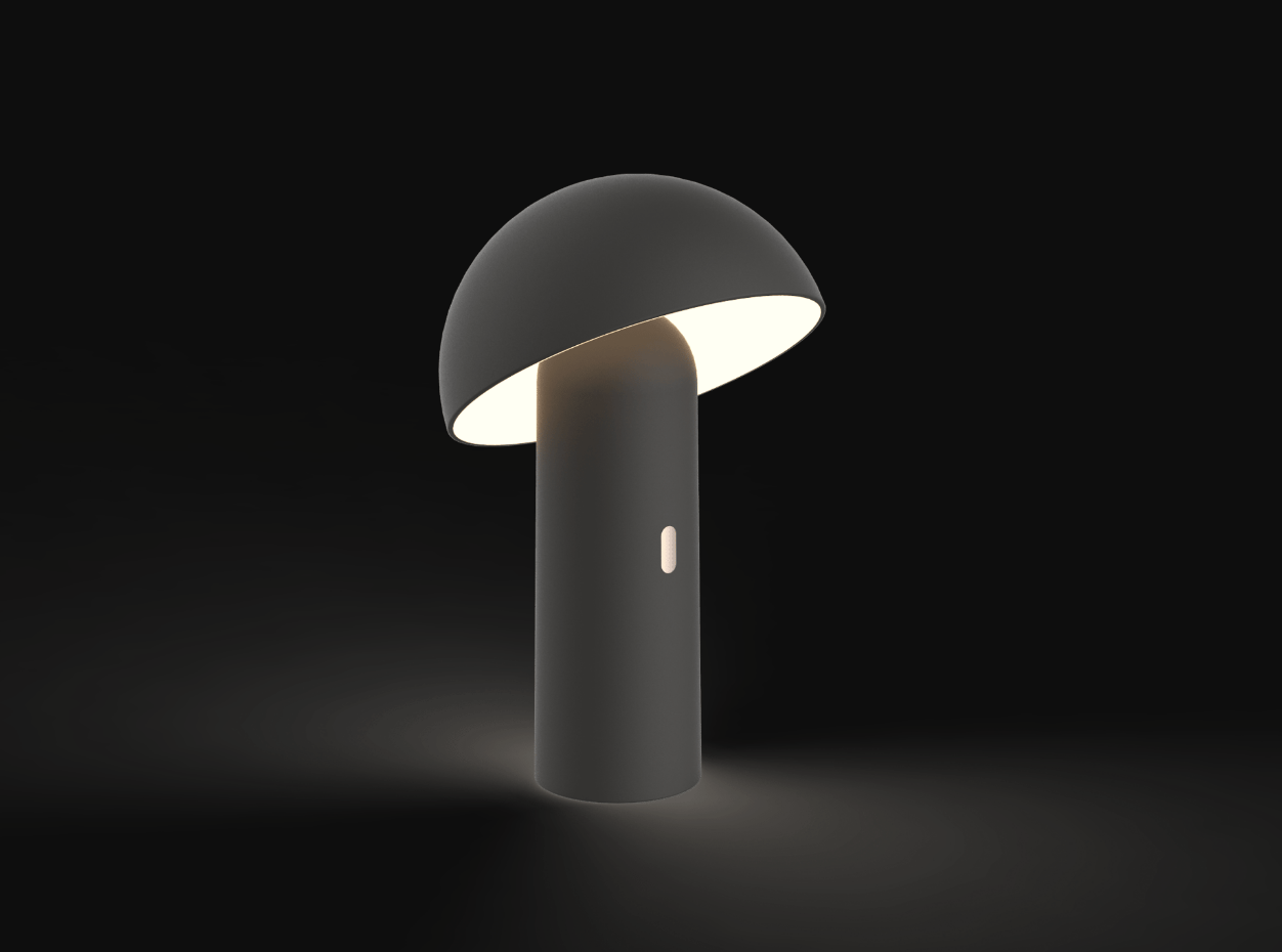 Lampe à poser en acier CAPSULE