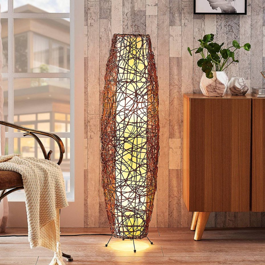 Lampadaire en bois moderne, Nias