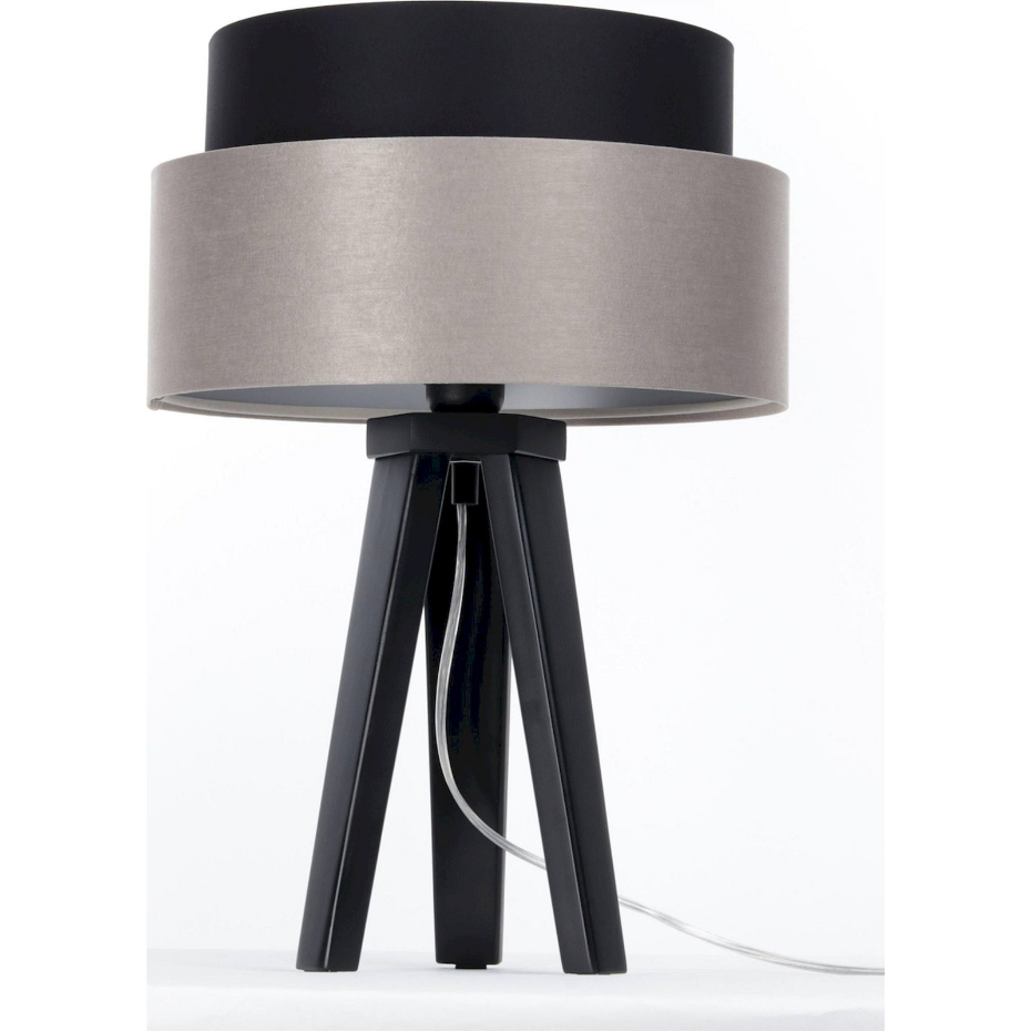 Lampe à poser ronde en PVC Duo ellegant