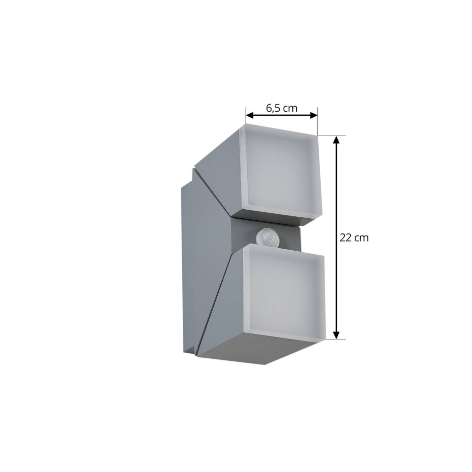 Applique extérieure en aluminium moderneLED