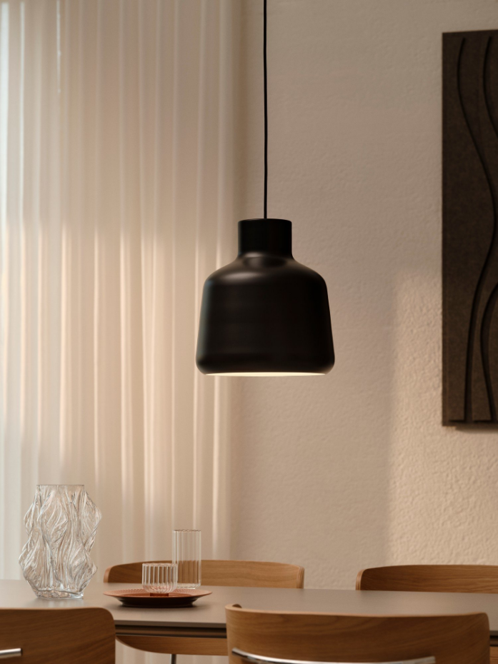 Suspension Louella 20  Métal Noir ,  H. 22 - IP20 - E27 /  Nordlux Intérieur