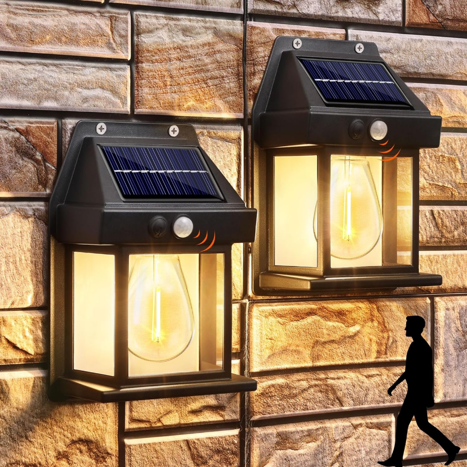 4 Applique solaire sensor SUNFLARE 100LM