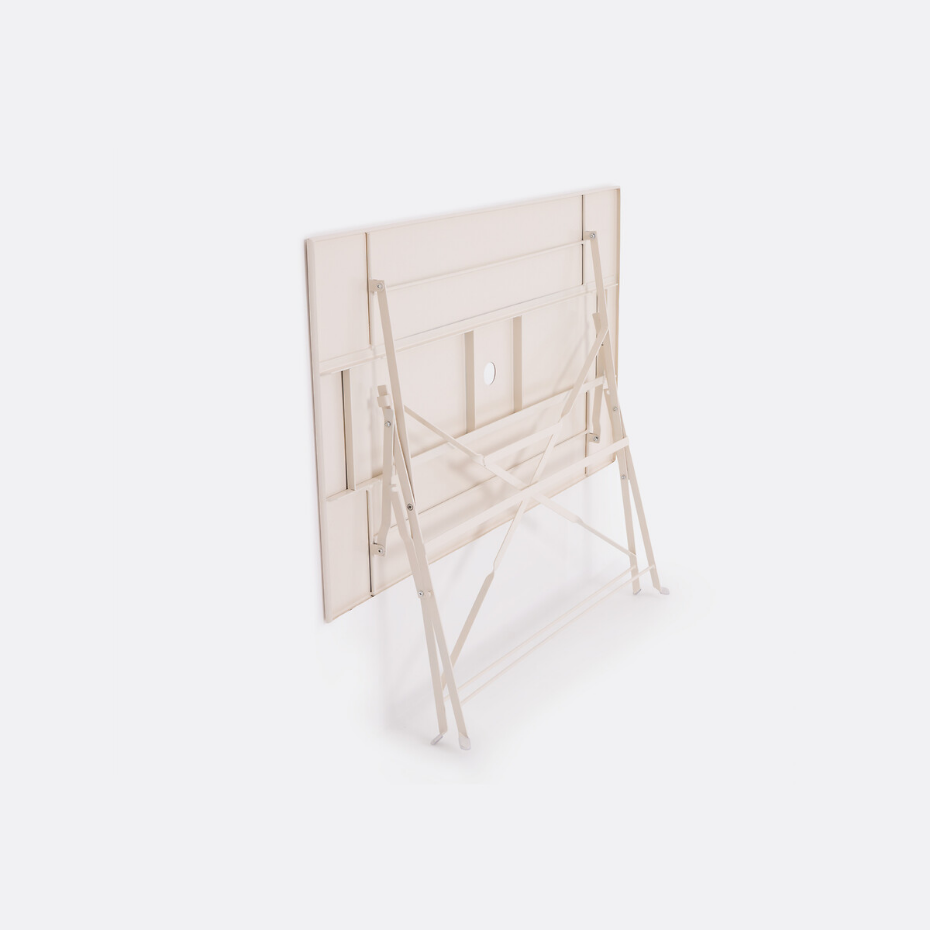 Table pliante rectangulaire, métal fer Ozevan