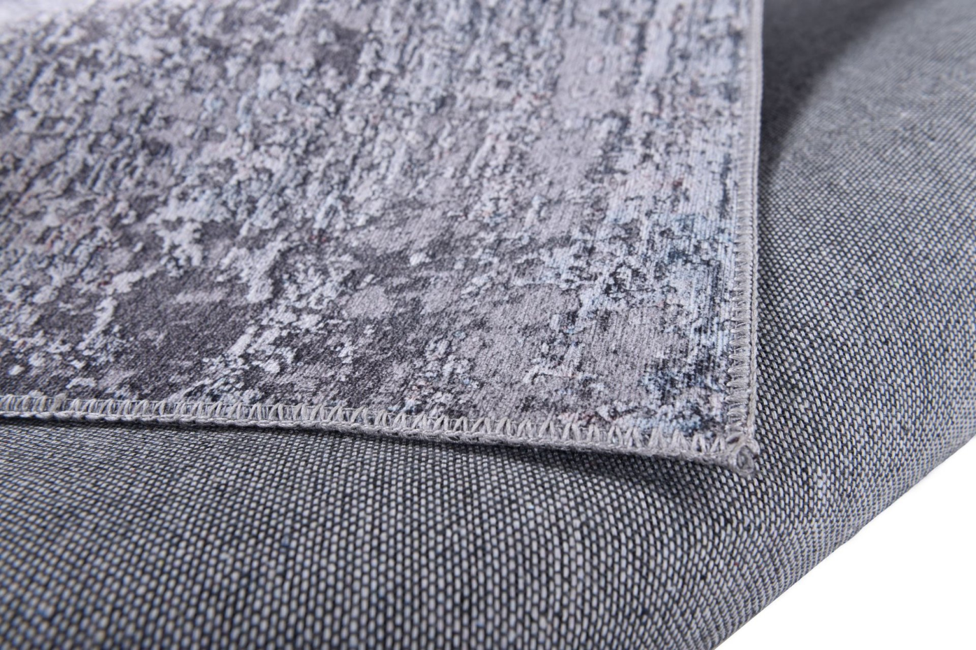 Tapis imprimé Cecilia polyester très fin