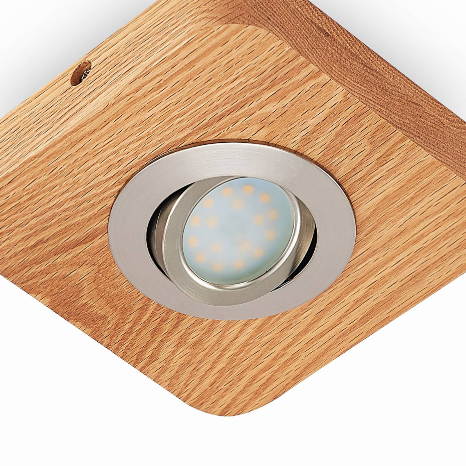 Plafonnier en bois moderneLED, Mikari