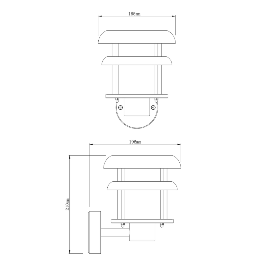 Applique extérieure IP65, LEDESMA