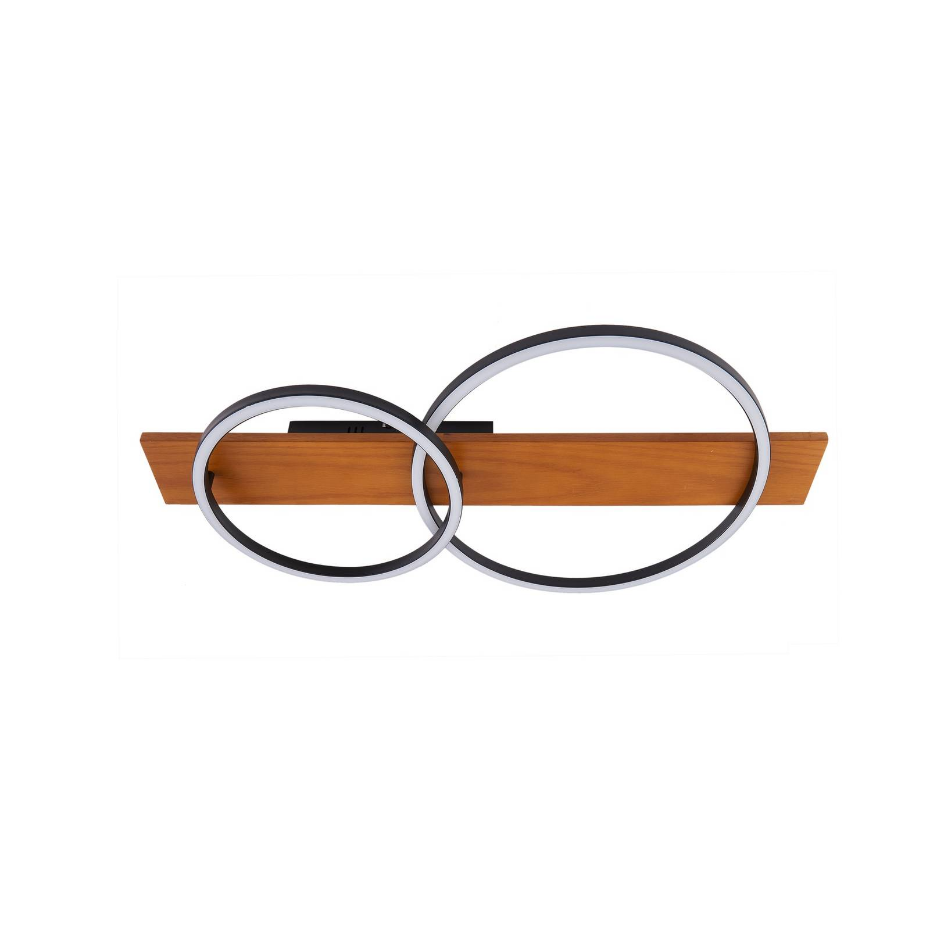 Plafonnier en bois moderneLED, Galad