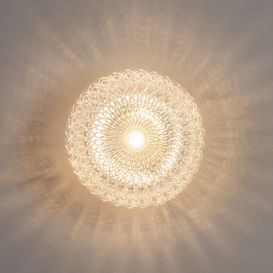 Plafonnier avec abat-jour en verre - ANTHEMIS