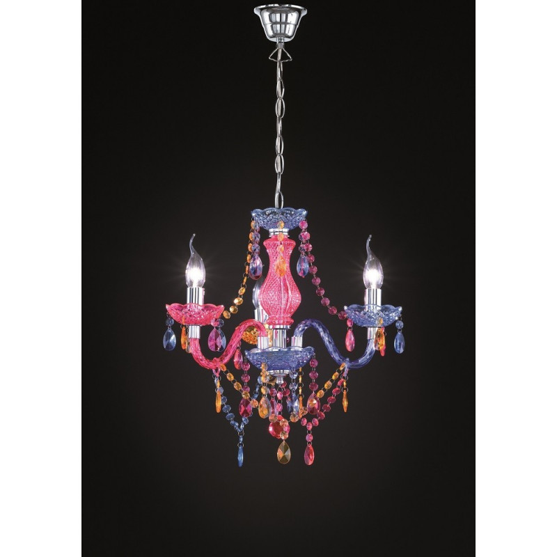 Lustre baroque en acrylique, LUSTER