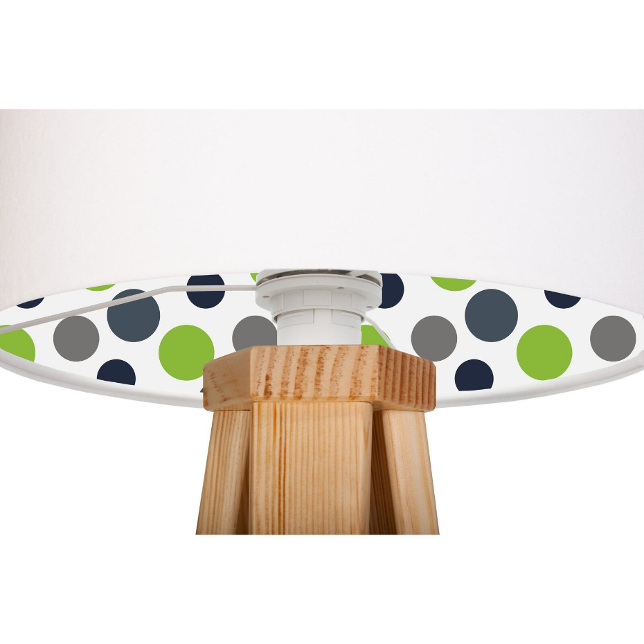 Lampe de chevet en bois avec intérieur décoratif Kids