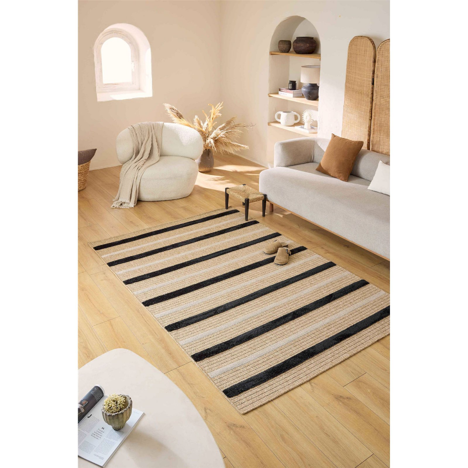 Tapis rectangulaire en polypropylène PALMA