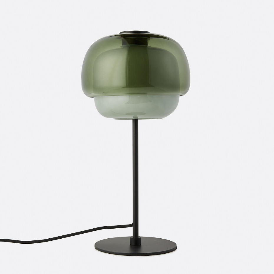 Lampe à poser en verre coloré, KINOKO